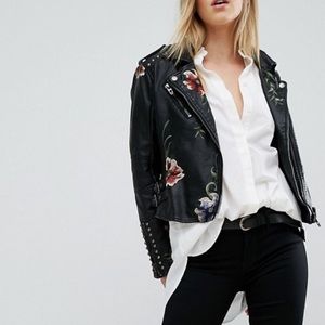 Blanc NYC Faux Leather Jacket